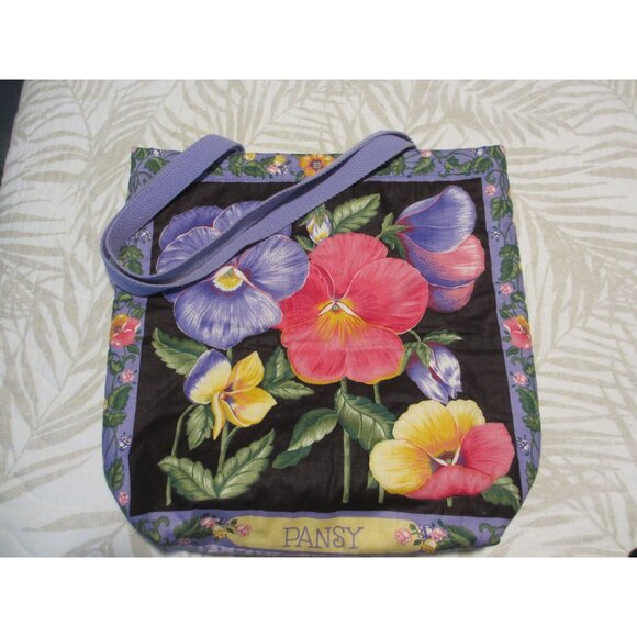 UNBRANDED FLORAL TOTE BAG - Picture 2 of 4